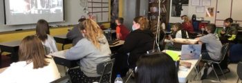 Extension and Public Outreach Award: South Middle students get interactive look at history of James Herman Banning